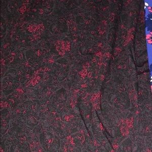 3x LulaRoe Maxi skirt, charcoal and hot pink